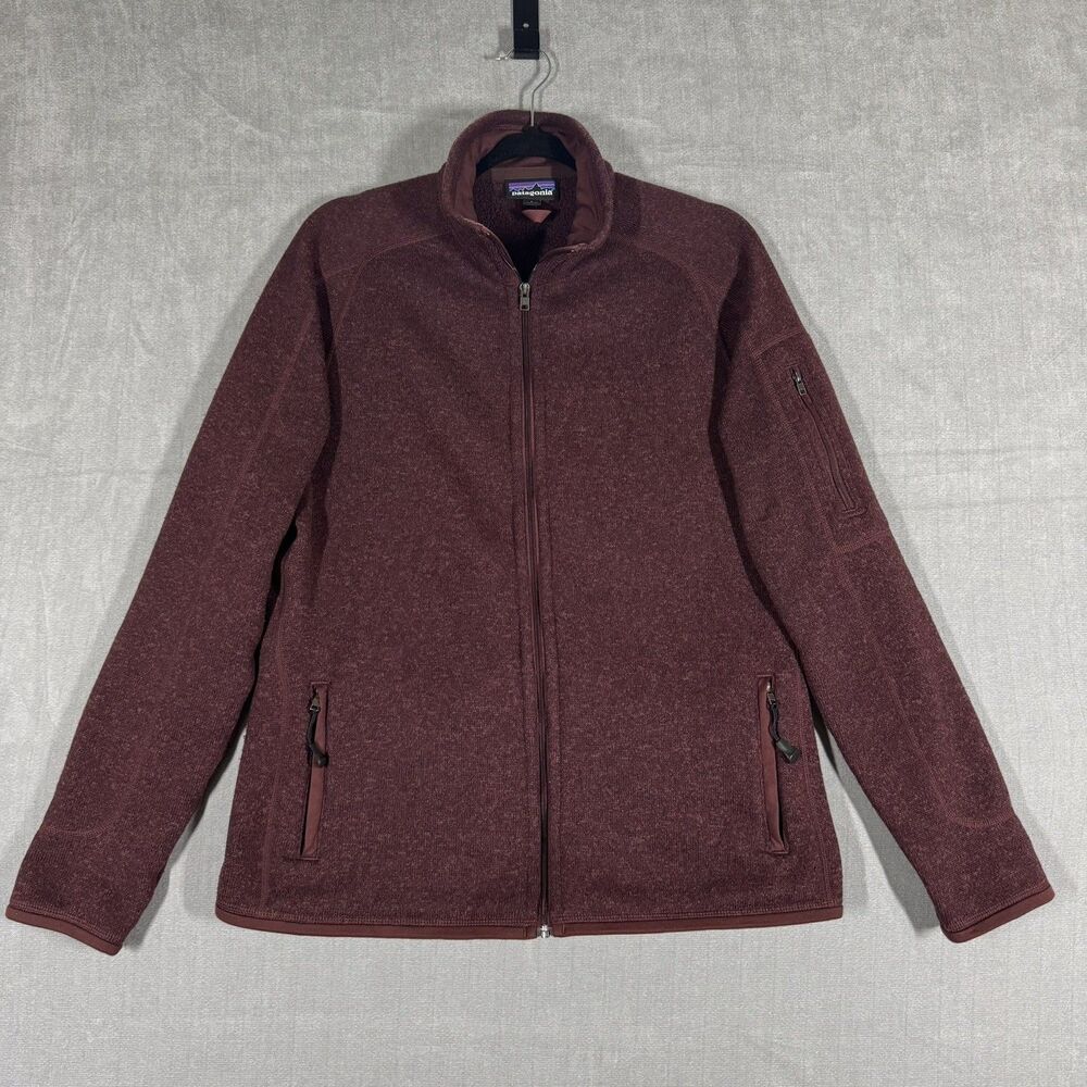 Patagonia Better Sweater Jacket Women’s Large Berry Fig Full Zip Fleece